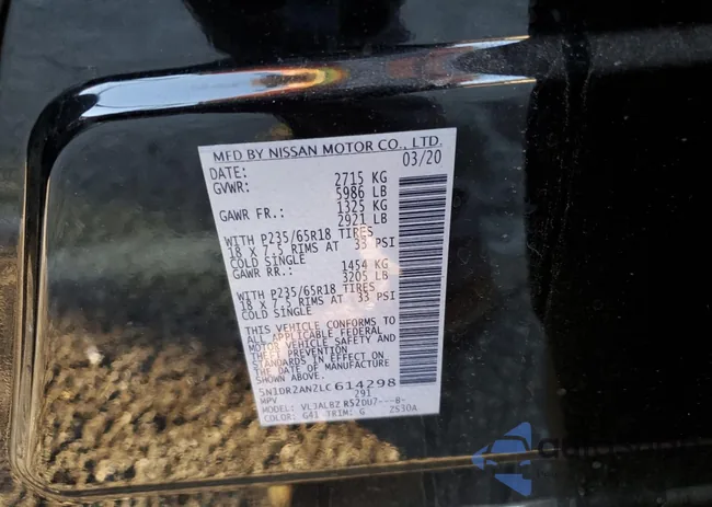 5N1DR2AN2LC614298: 37363224