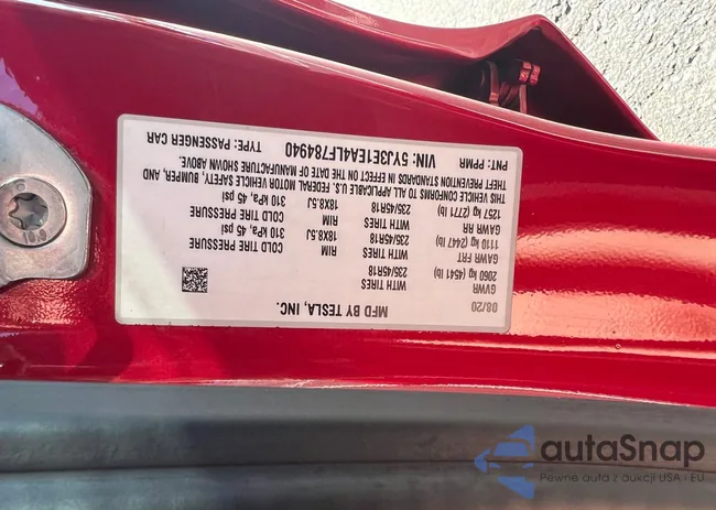 5YJ3E1EA4LF784940: 43061184