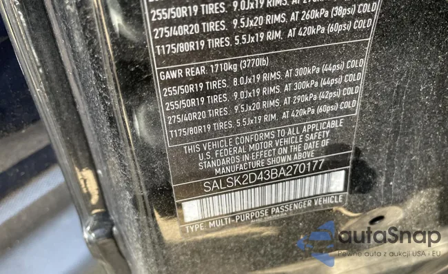 SALSK2D43BA270177: 41442564