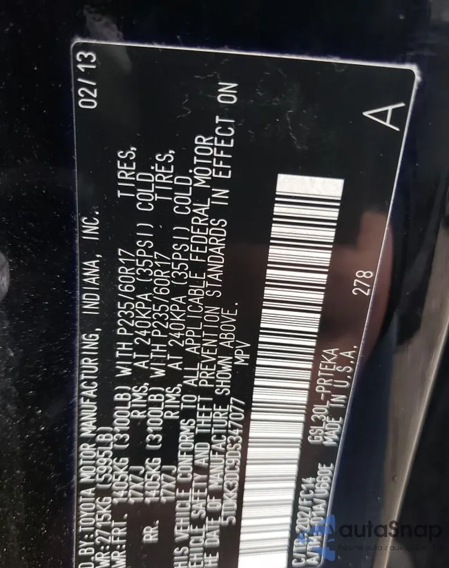 5TDKK3DC9DS347077: 44422944