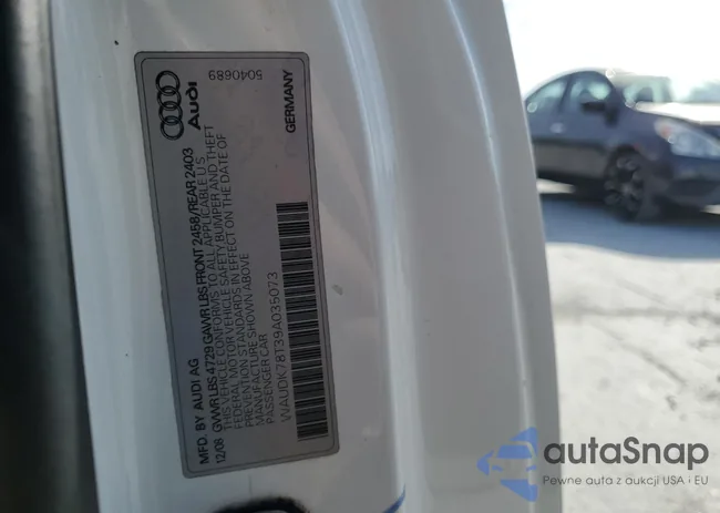 WAUDK78T39A035073: 44163434