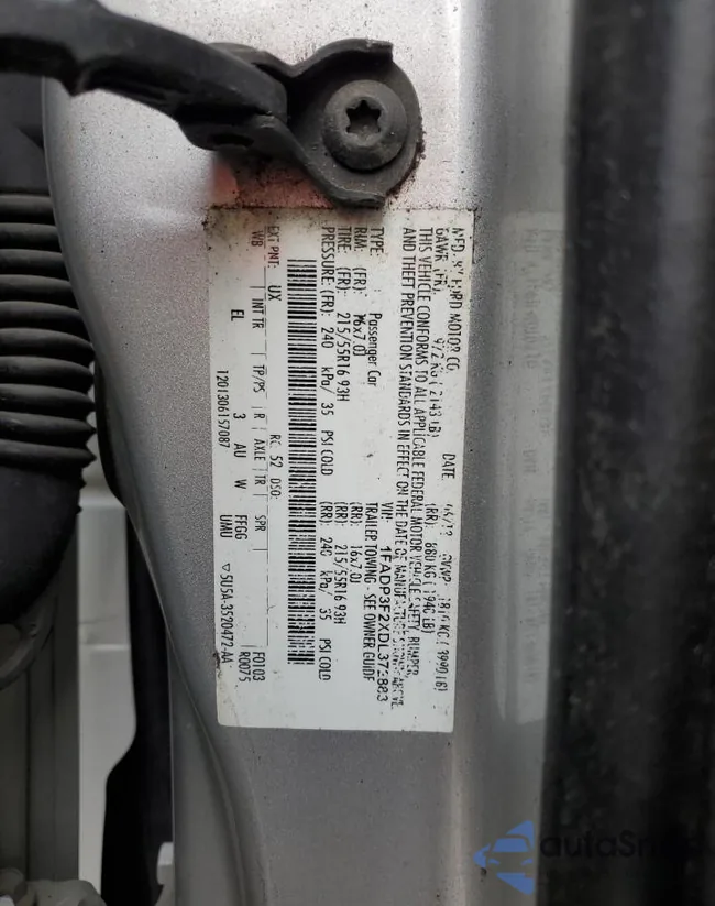 1FADP3F2XDL372883: 43351914