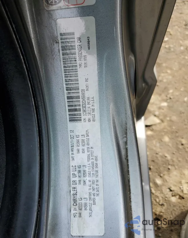 1C3BCBEB2DN560038: 43288764