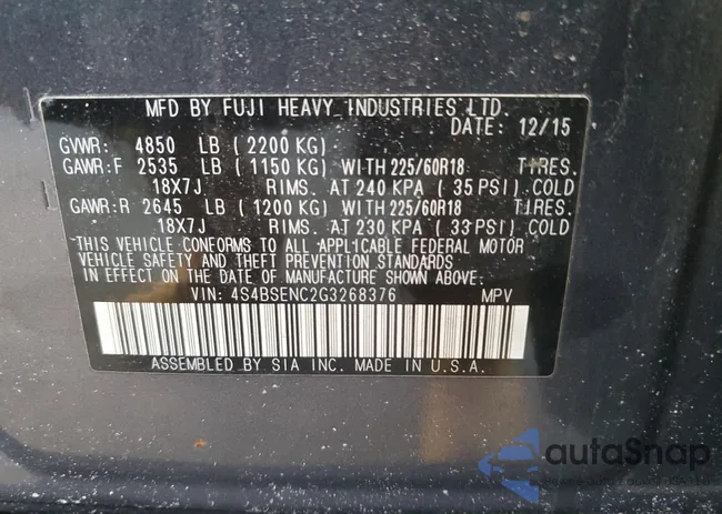 4S4BSENC2G3268376: 41303774