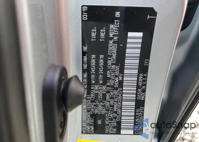 5TDJGRFH5KS064570: 42855714