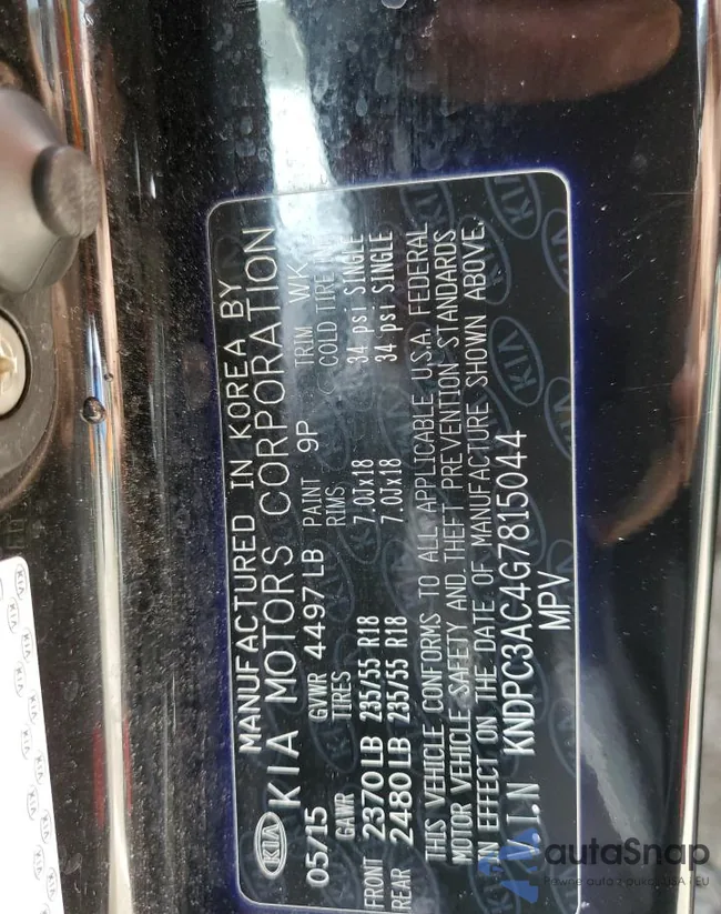 KNDPC3AC4G7815044: 40345834