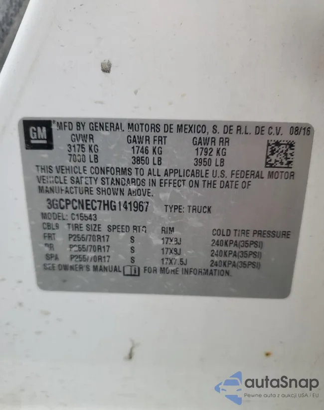 3GCPCNEC7HG141967: 40654944