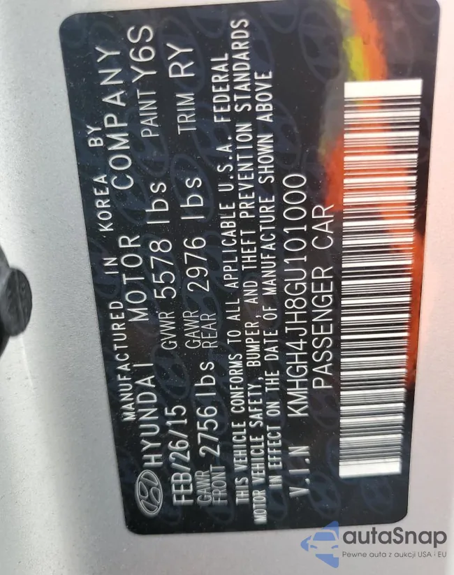 KMHGH4JH8GU101000: 41914084