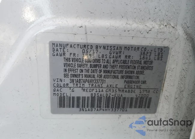 3N1AB7AP4HY337701: 40882774