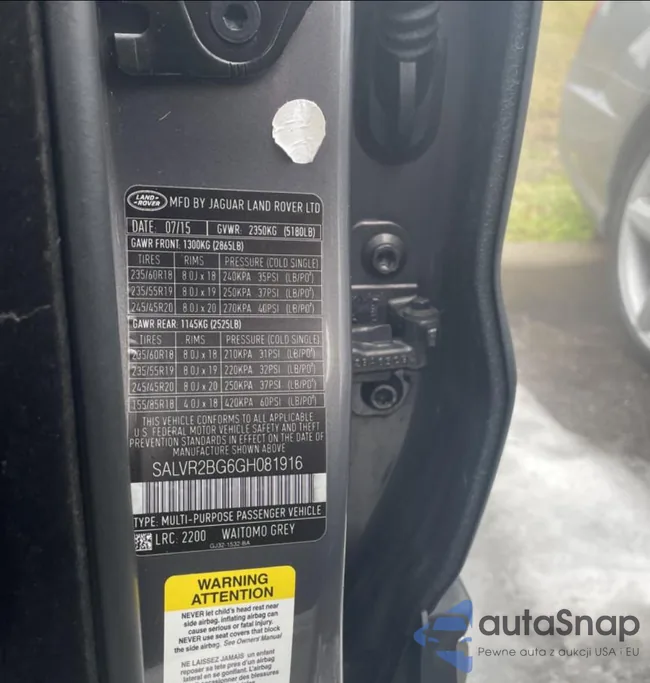 SALVR2BG6GH081916: 41337184