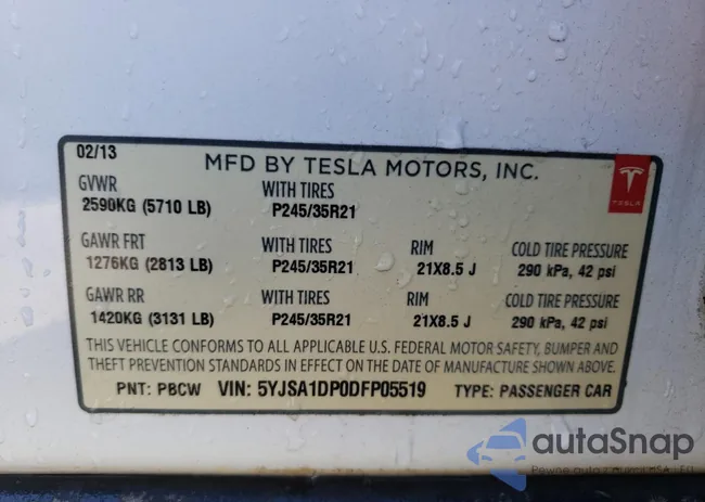 5YJSA1DP0DFP05519: 40844014