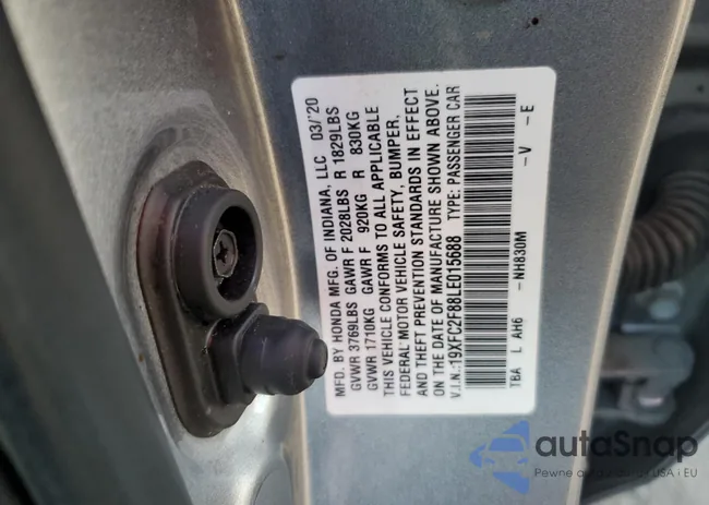 19XFC2F88LE015688: 42197374