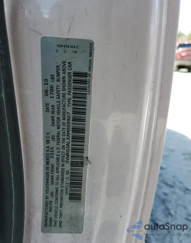 3VWRG3ALXAM009927: 47333974