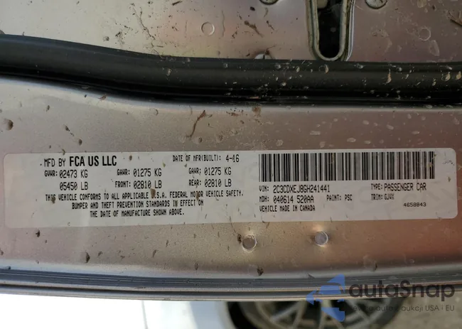 2C3CDXEJ8GH241441: 44206984