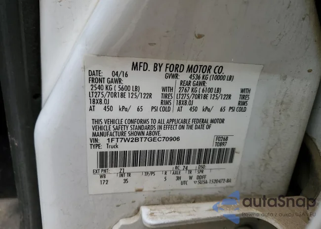 1FT7W2BT7GEC70906: 46476134