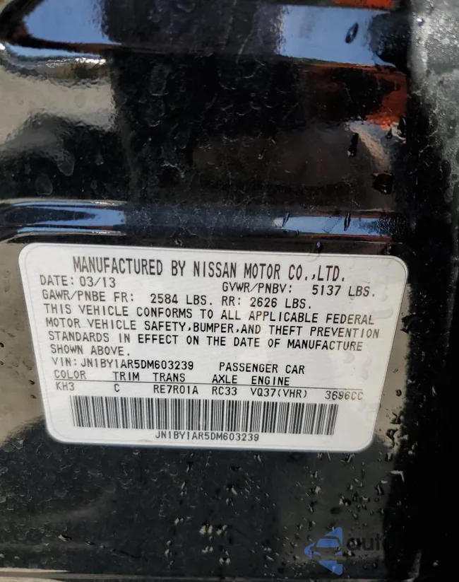 JN1BY1AR5DM603239: 46476844