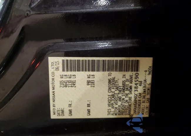 1N4AA6AP4GC384590: 46430464