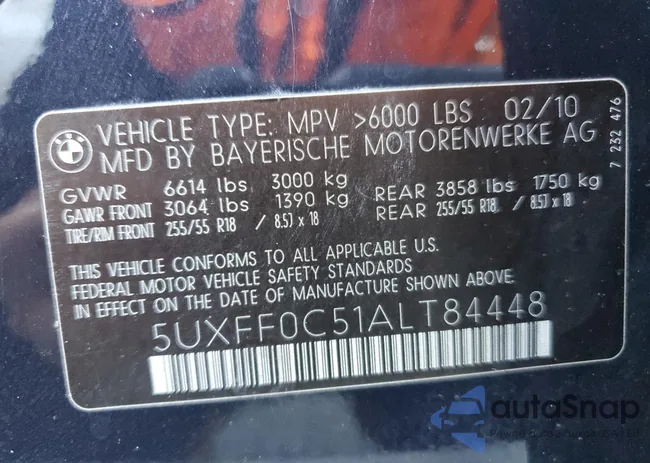 5UXFF0C51ALT84448: 46044684