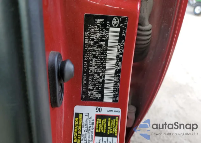 2T1BURHE8HC870100: 46670914