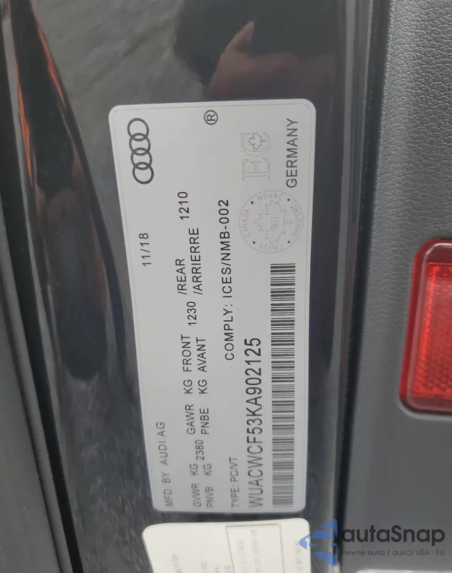 WUACWCF53KA902125: 48289824