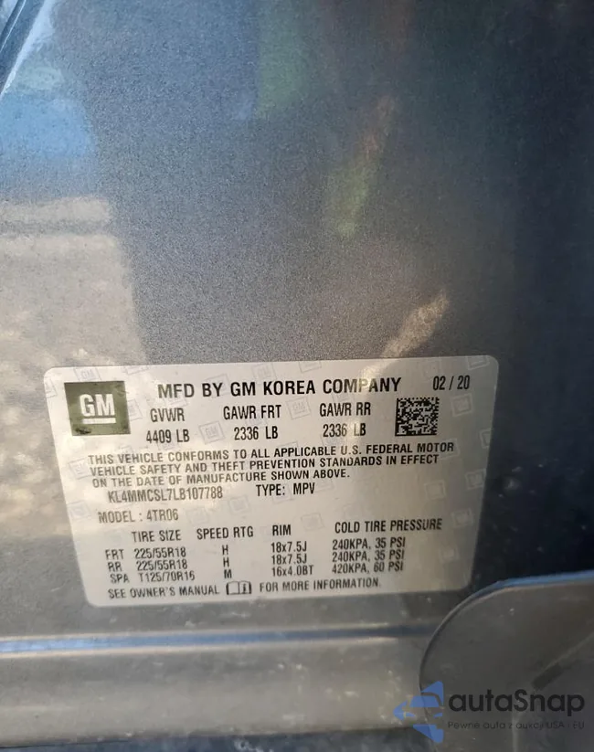 KL4MMCSL7LB107788: 48446524