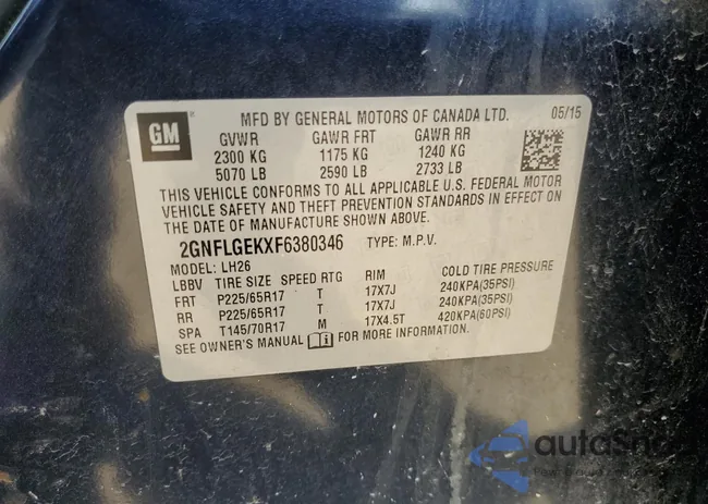 2GNFLGEKXF6380346: 48906074