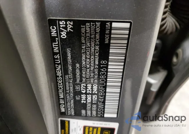 55SWF4KB6FU083618: 43610764