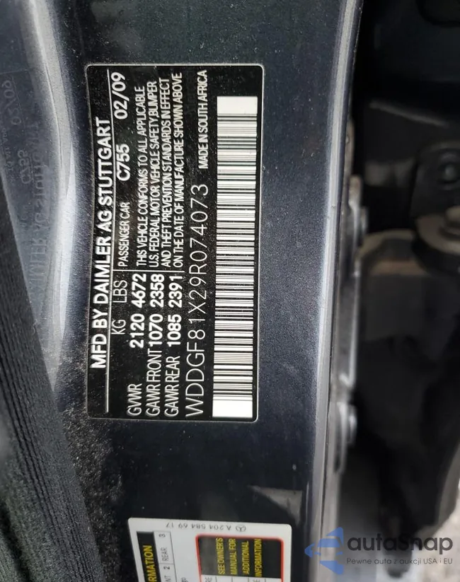 WDDGF81X29R074073: 47251284