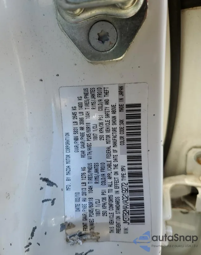 JM3TB2MAXA0219272: 46890134