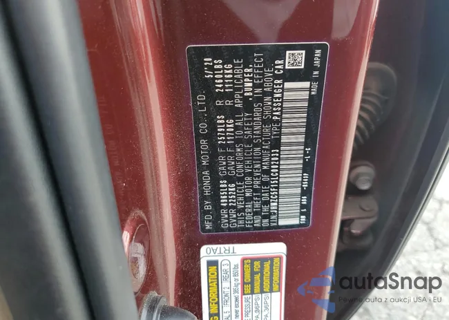 JHMZC5F15LC002033: 45778314