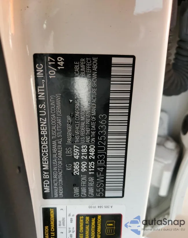 55SWF4JB3JU253363: 45207044