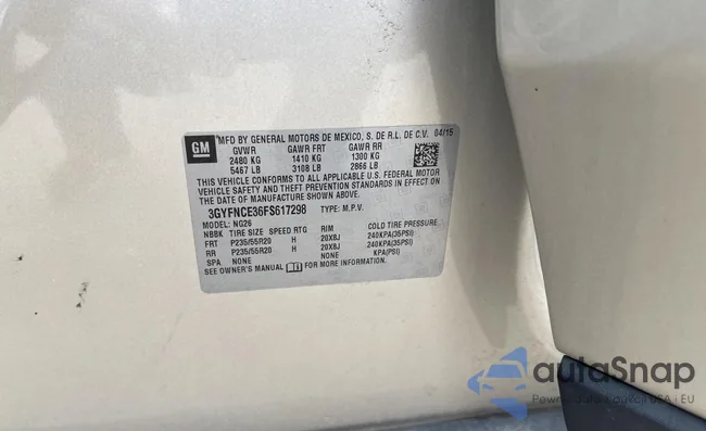 3GYFNCE36FS617298: 45913144