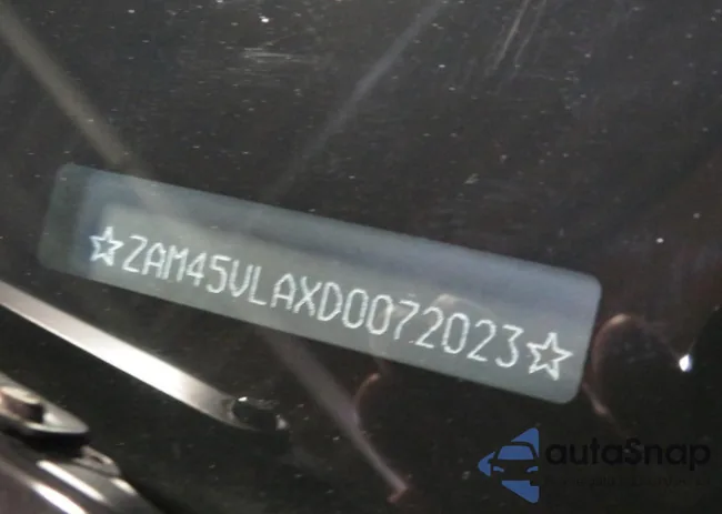ZAM45VLAXD0072023: 47989954