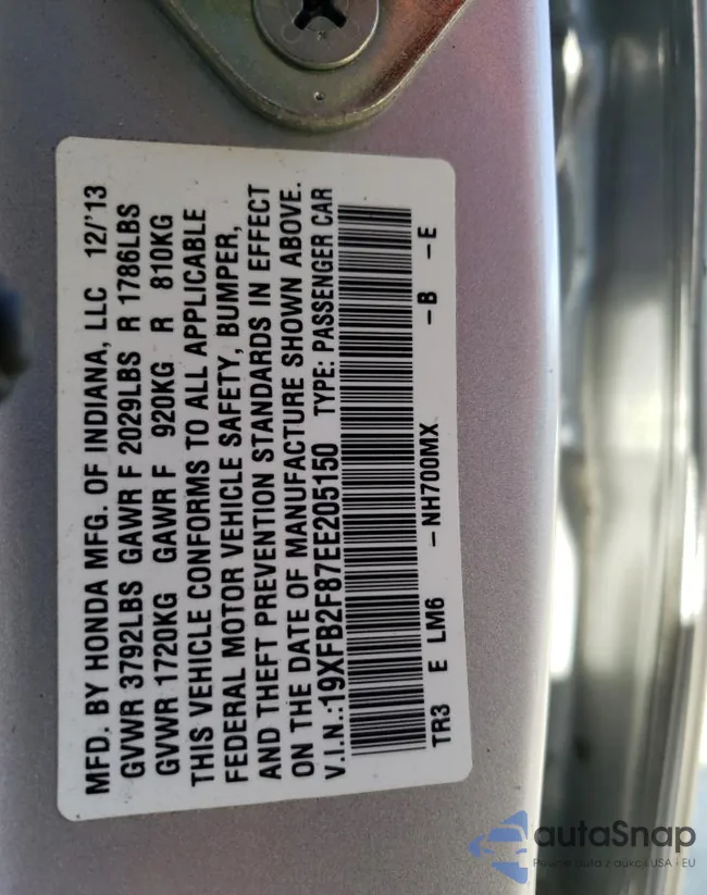 19XFB2F87EE205150: 46581864