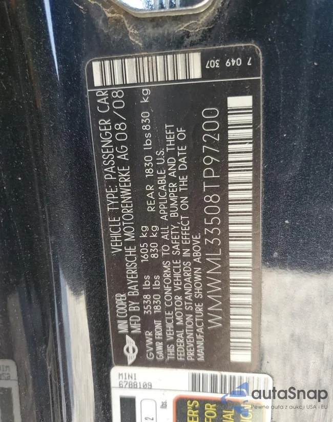 WMWML33508TP97200: 45530584