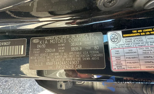 KNAFT4A24A5249637: 51270504