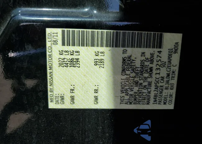 1N4BL2AP5CC132574: 51362774