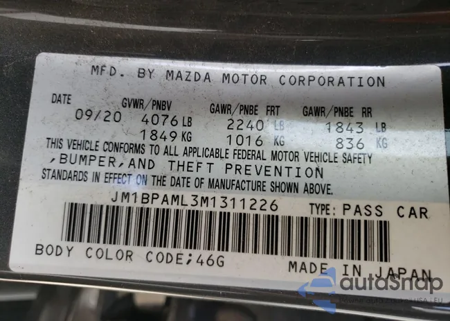 JM1BPAML3M1311226: 51901674