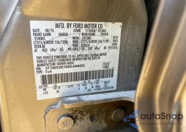 1FT8W3BT8BEA94452: 49299294