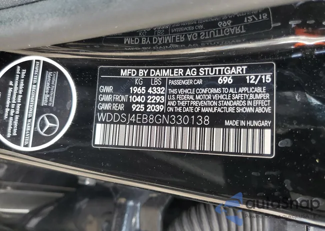 WDDSJ4EB8GN330138: 52630493