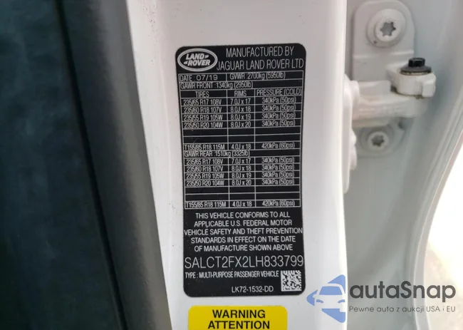 SALCT2FX2LH833799: 51250953