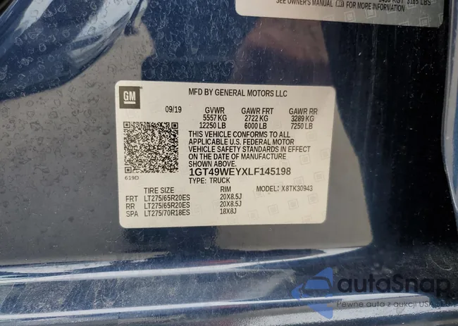 1GT49WEYXLF145198: 53740473