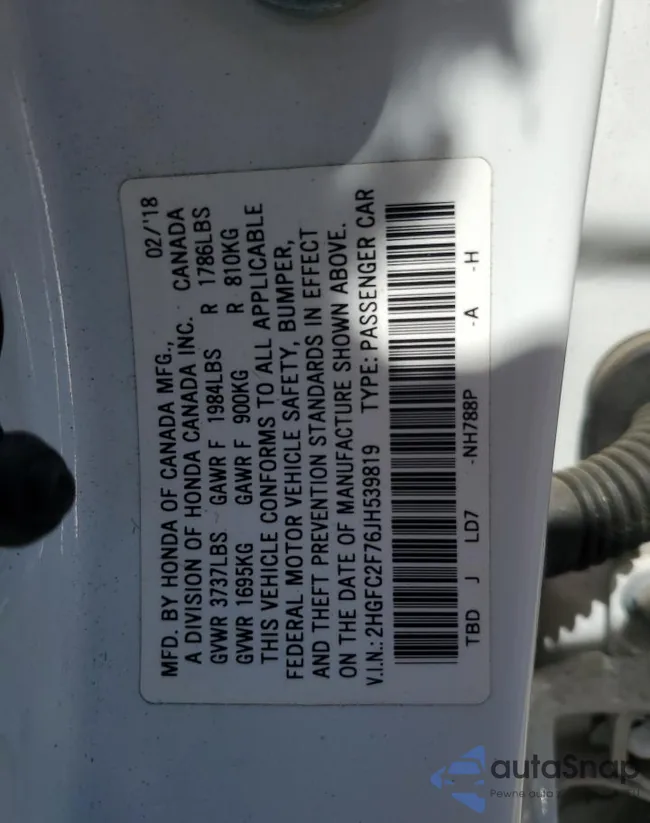 2HGFC2F76JH539819: 55855474