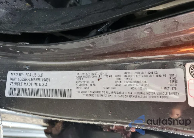 1C6SRFLM6NN119401: 56674894