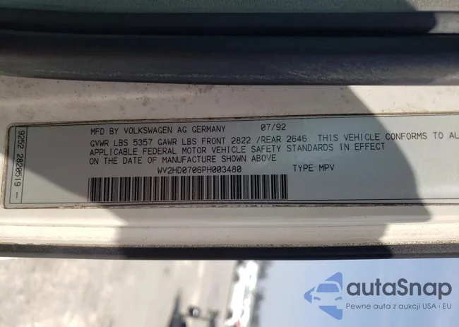 WV2HD0706PH003480: 56700944