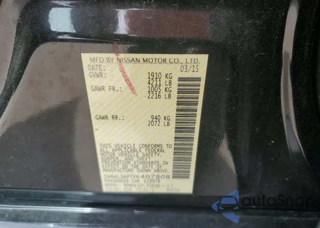 1N4AL3AP7FN407808: 54169294