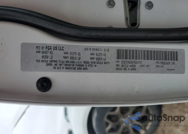 2C3CCAGG2KH524170: 56948474