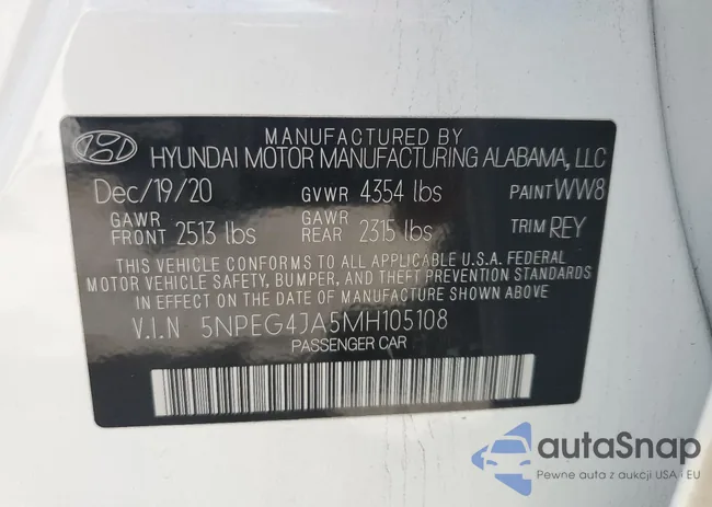 5NPEG4JA5MH105108: 53428954