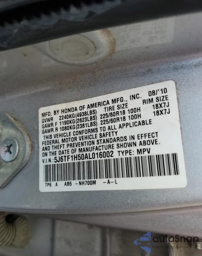 5J6TF1H50AL016002: 54942374