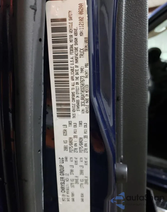 3C6JR6AT0DG507673: 56529124